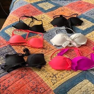 Get ready for summer! Lot of 6 VS 32B bikini tops